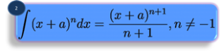 integration formula