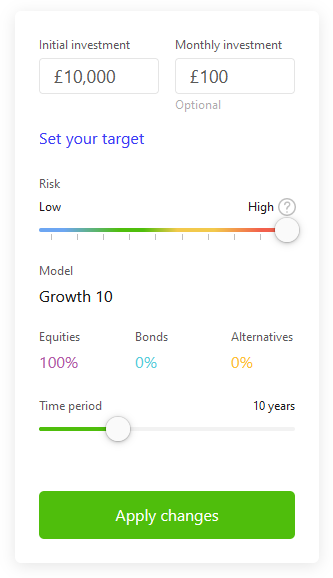 InvestEngine's Growth 10 portfolio