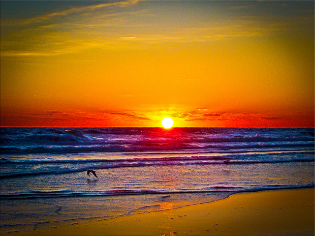 Sunrise Over Atlantic Ocean & Water Reflection – Blake Robson – Artist &  Graphic Designer
