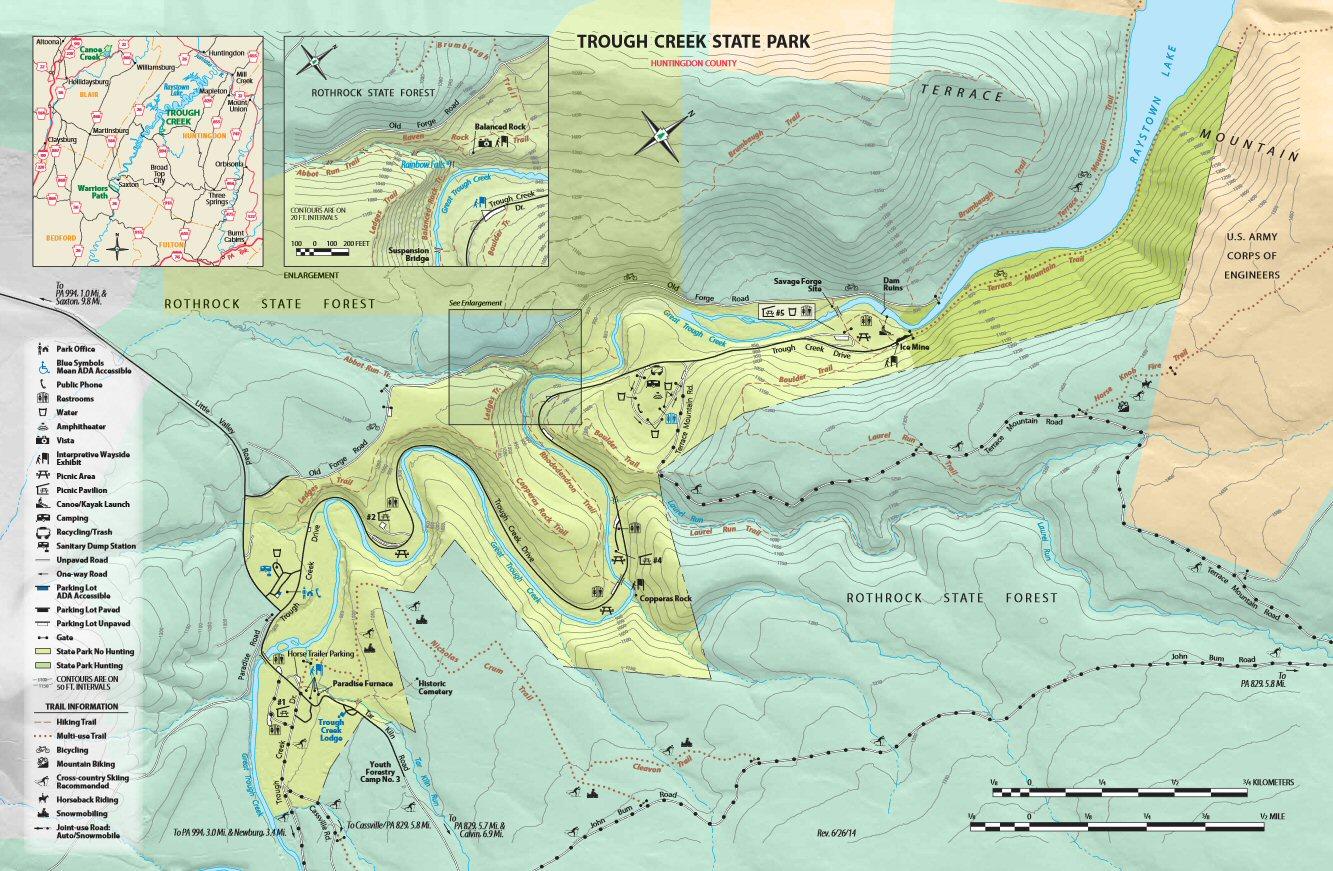 Rothrock State Forest Map Explore | Rothrock's State Parks