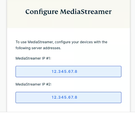 Media Streamers help you to enable restrictions