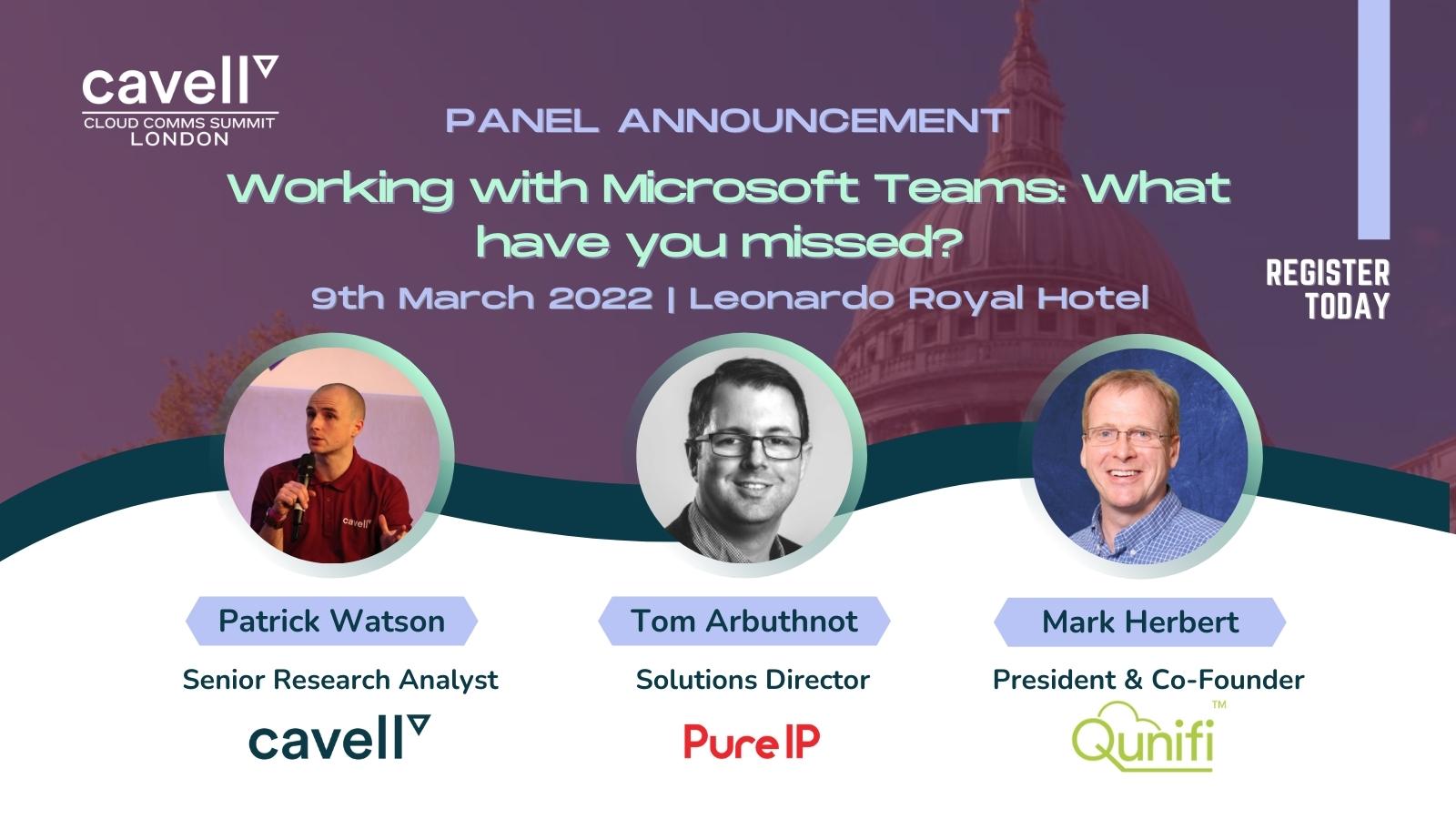 Microsoft Teams panel webinar