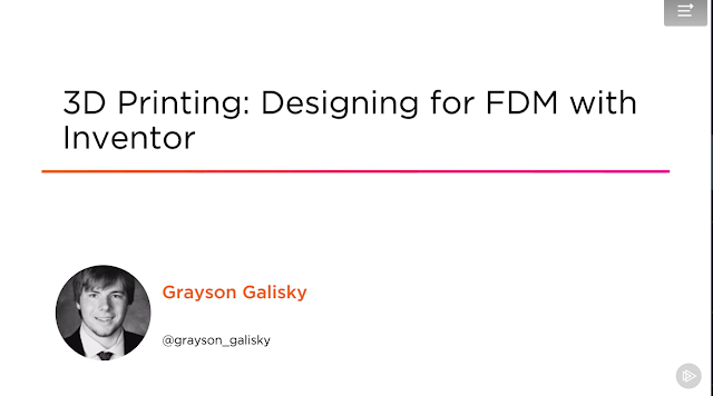 3D Printing: Designing for FDM with Inventor by Pluralsight