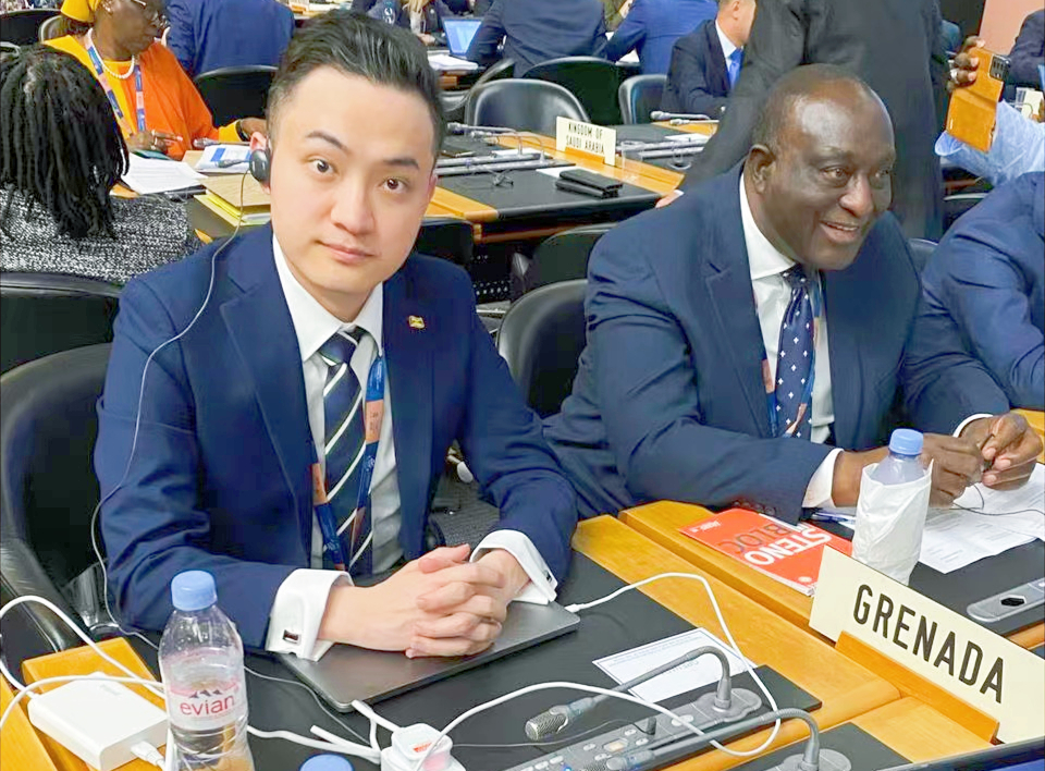 Global economy can be fixed by digital transformation & blockchain technology,” says H.E. Justin Sun, Ambassador for Grenada to the WTO - 1