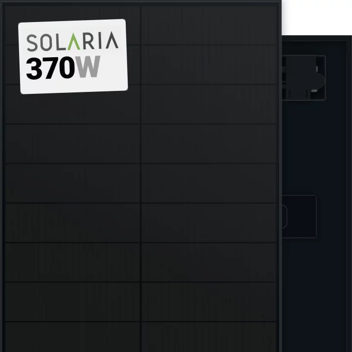 Solaria 370W Solar Panel 60 cell PowerXT-370R-PD Black