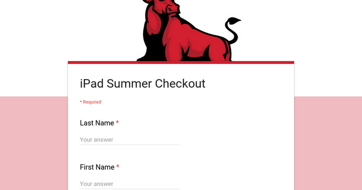 iPad Summer Checkout