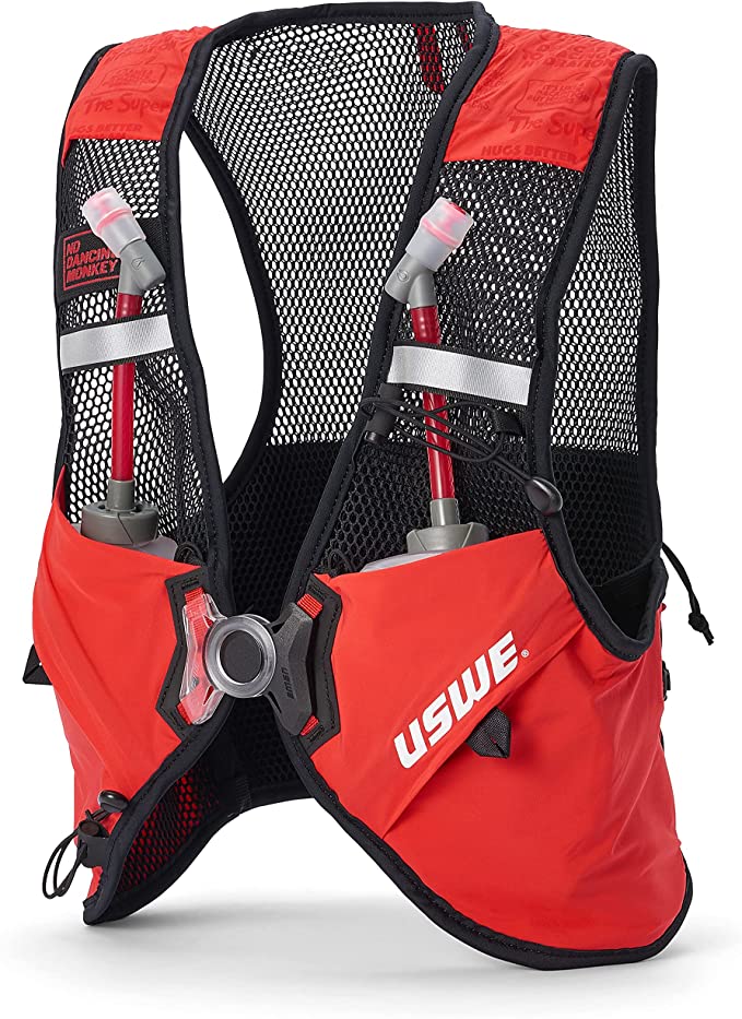 USWE Pace - Running Vest Hydration Pack with 2 x 500ml UltraFlask, Backpack for Men and Women