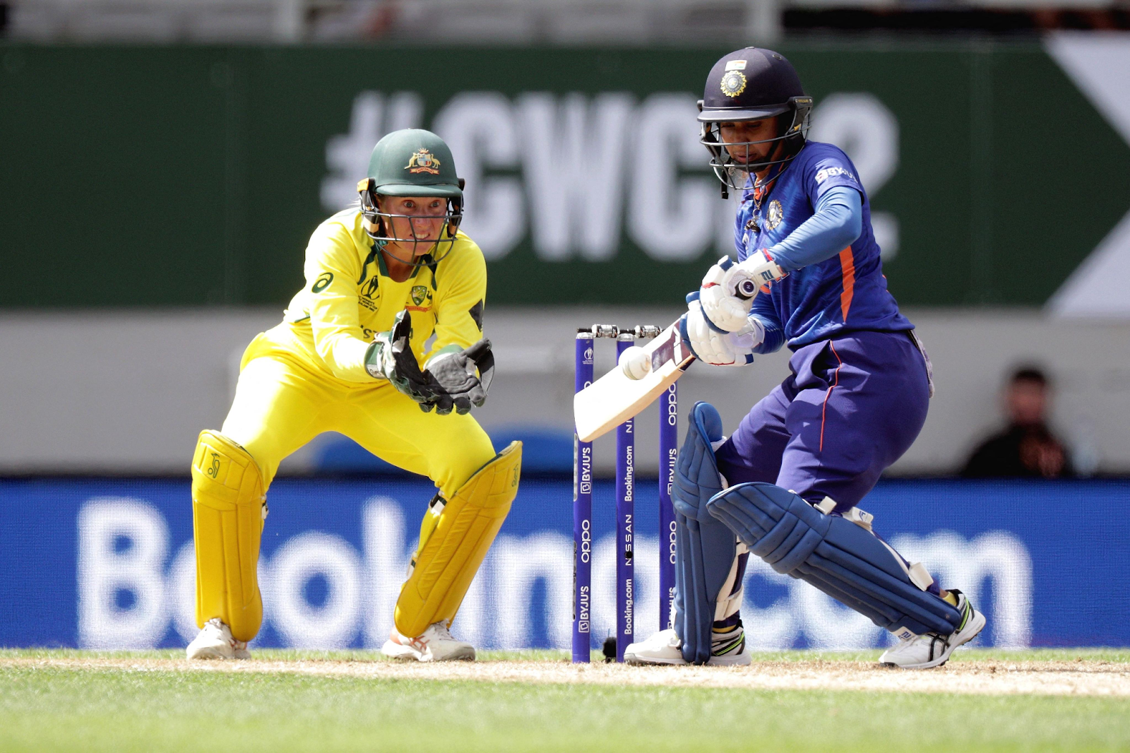 India was in control in the middle overs with skipper Mithali and Yastika at the crease