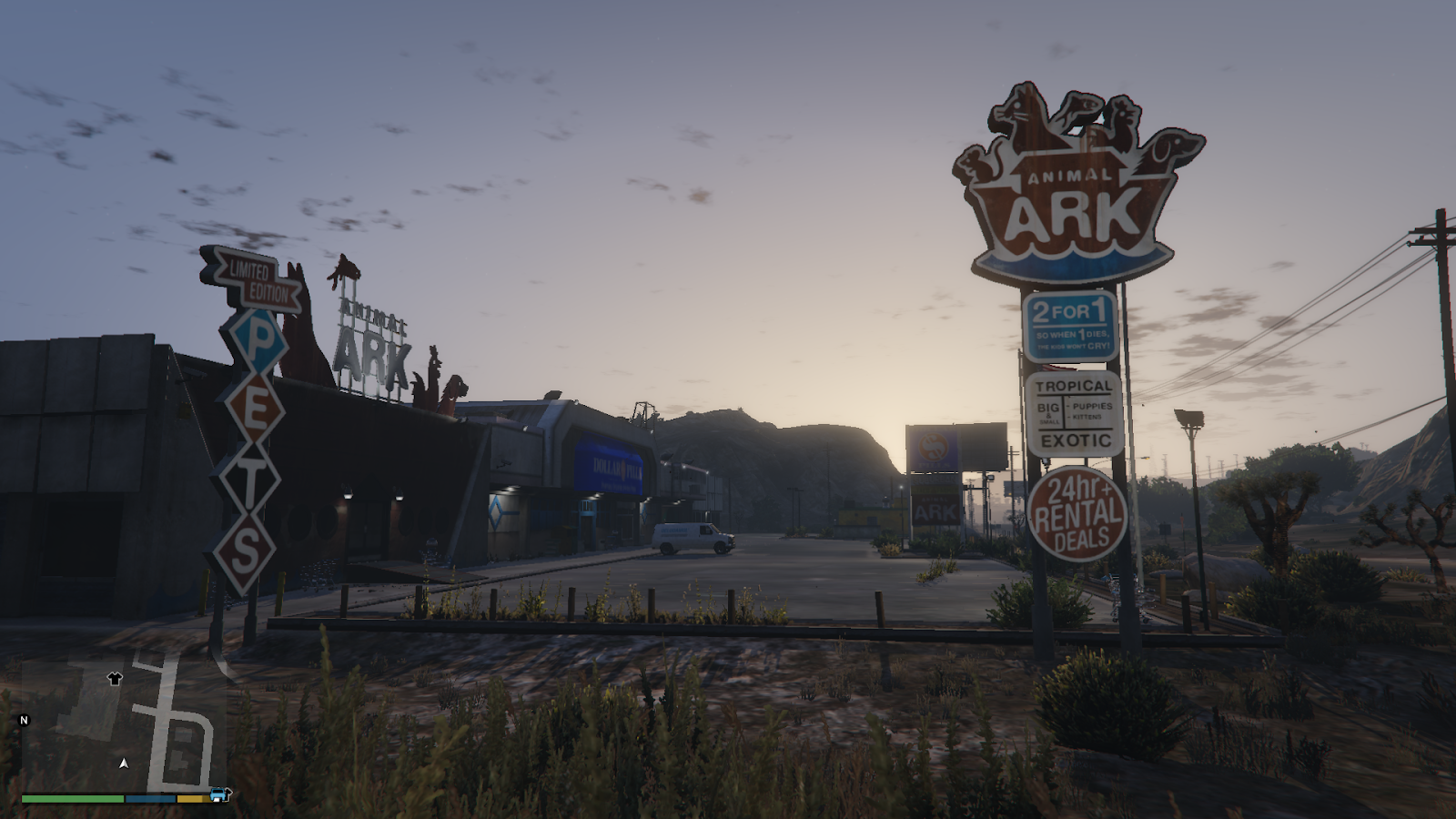 Where is Harmony Plaza located in GTA 5?
