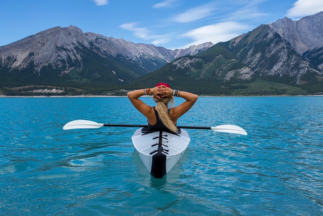 kayaking in the rain - things to do while camping in the rain