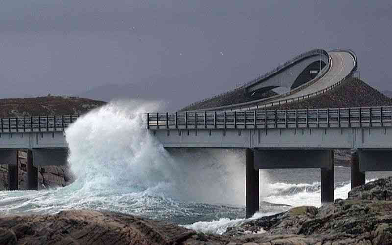 Storseisundet Bridge, Norway Scariest bridges in the world
