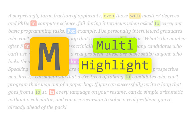 multi-highlight-chrome-extension-plugin-addon-download-for-google-chrome-browser