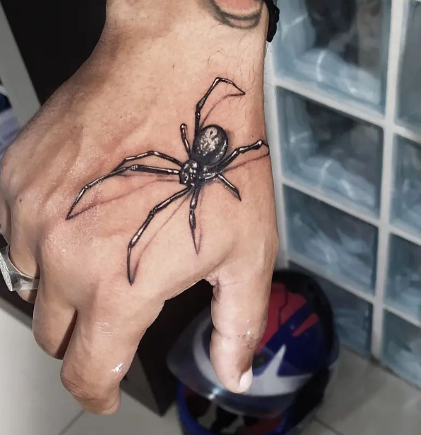 Silk Spider Tattoo