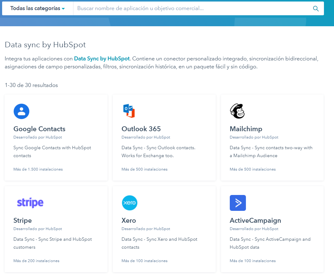 Aplicaciones Operations Hub