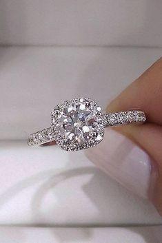 White gold engagement rings for your love