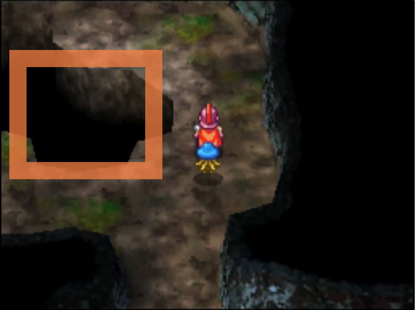 Get back to the first floor and fall into this pit (2) | Dragon Quest IV