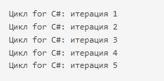 Как работает цикл For