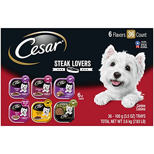 Paquetes variados de comida húmeda para perros Cesar Gourmet