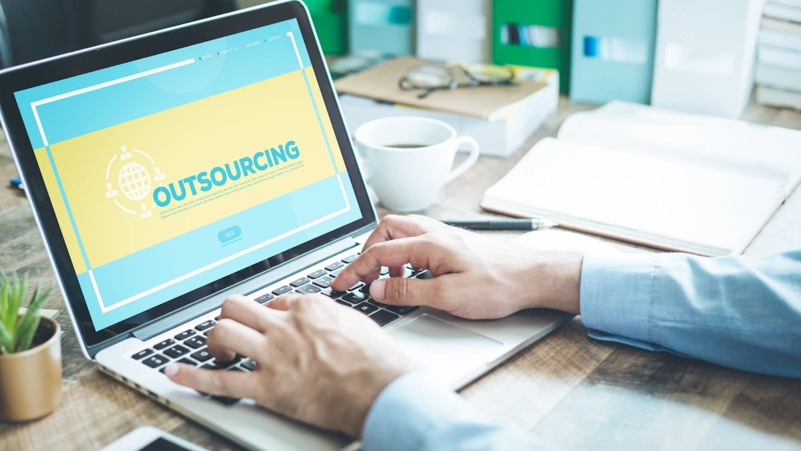 Back Office Outsourcing: A person looking into outsourcing. 