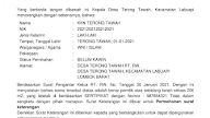 contoh surat keterangan harga tanah dari kepala desa Contoh surat
permohonan sewa tanah kas desa