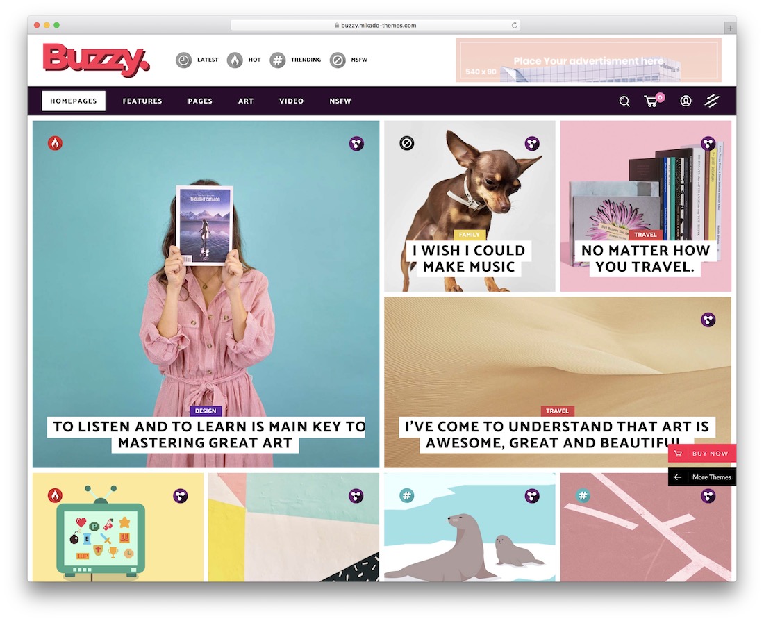 tema de wordpress de noticias buzzy