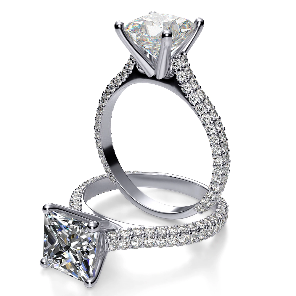 7 Princess Cut Engagement Rings That Are Absolutely Stunning