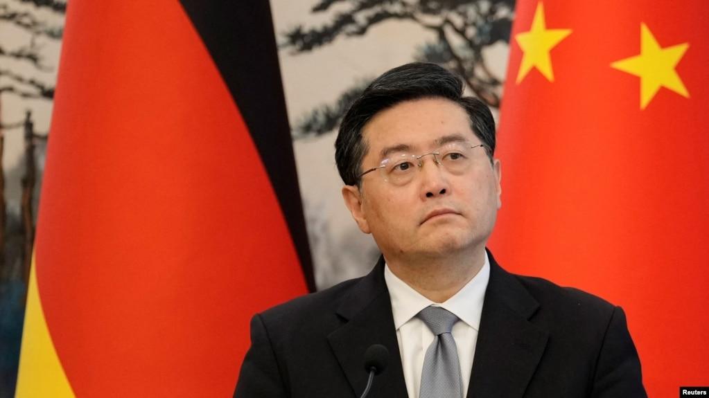 资料照:中国外交部长秦刚