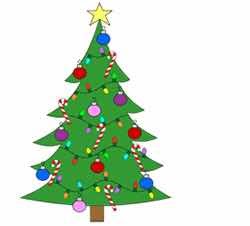 رسم شجرة الميلاد