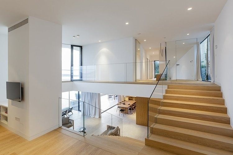 rumah modern dengan konsep split level