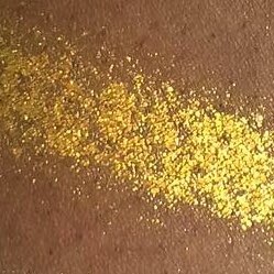 the Nubian glow - shade 5 glitter gold eyeshadow 