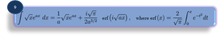 integration formula