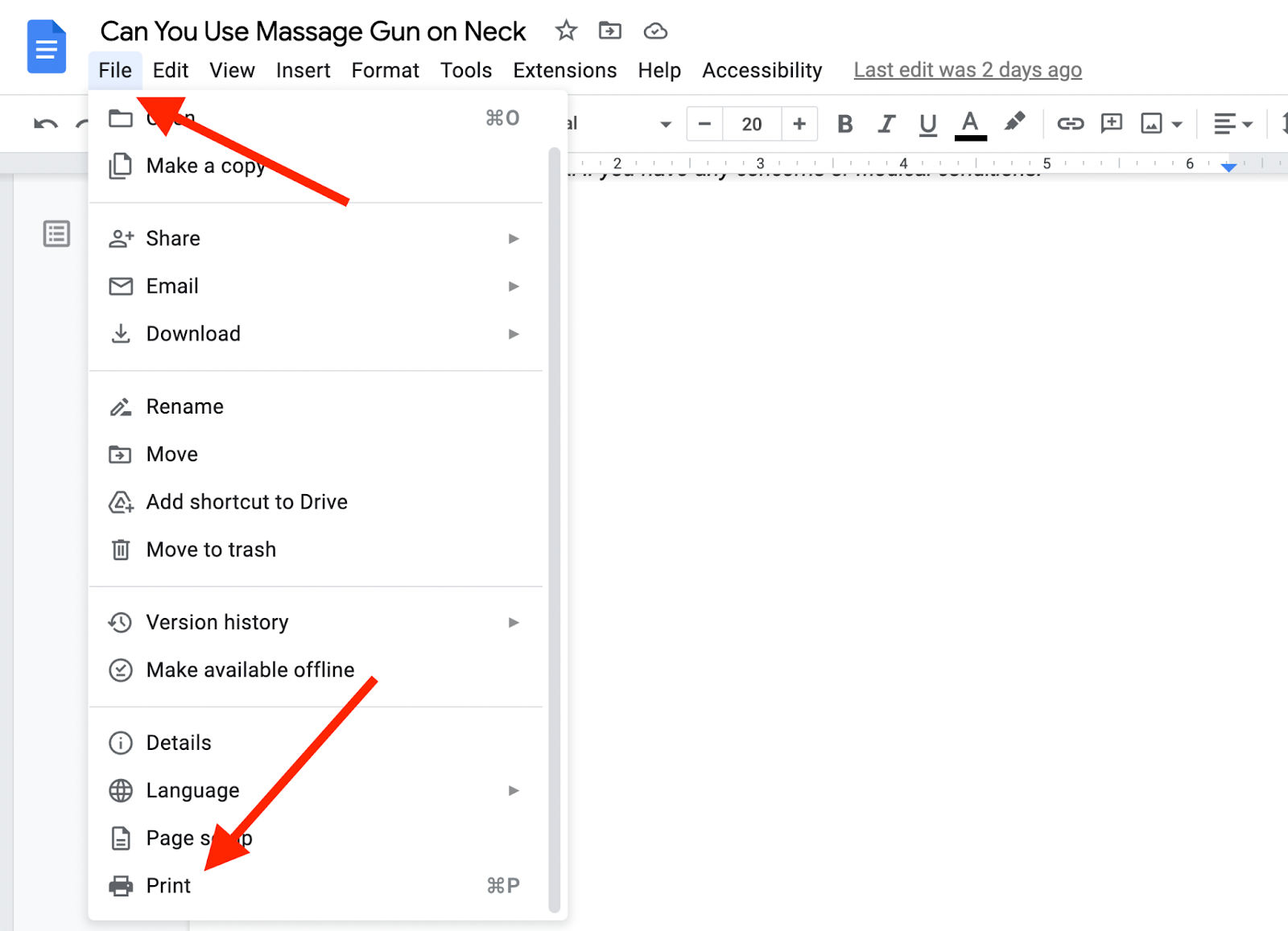How to Print a Google Doc With Comments   