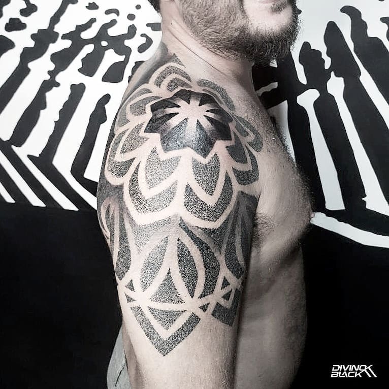 Tribal Mandala Tattoo Idea