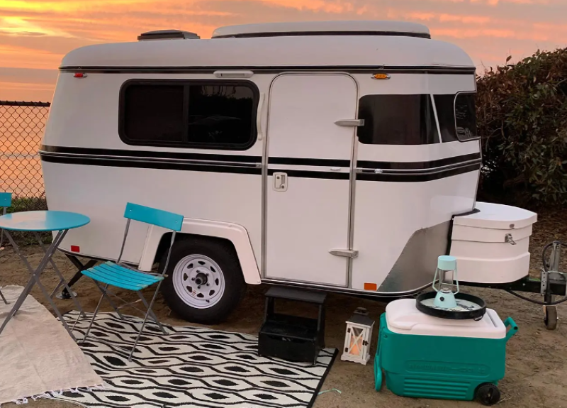 The Meerkat is a travel trailer under 20 feet long