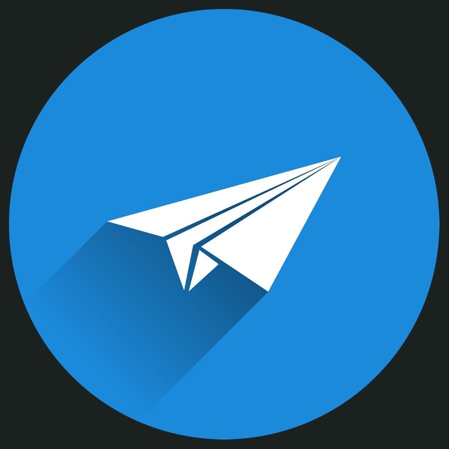 An image of the 'send' icon (a paper airplane).