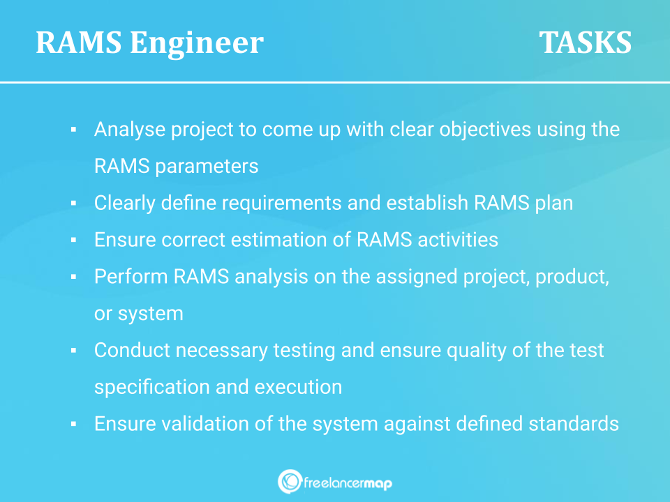 Responsibilities Of A RAMS Engineer