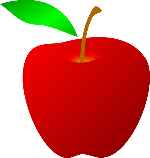 red apple