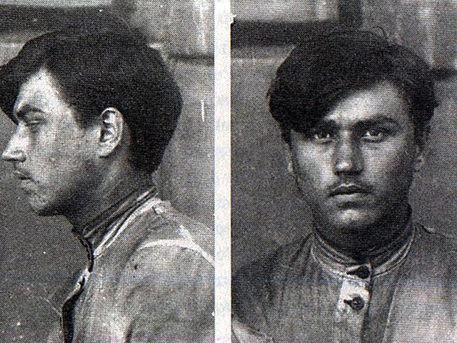Юрій Горліс-Горський в 1920 р. у Єлисаветградській в'язниці. Фото з ГДА СБУ