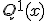 small Q^1(x)