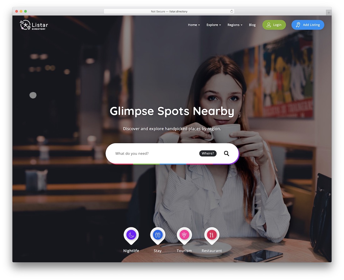 listar directorio tema de wordpress