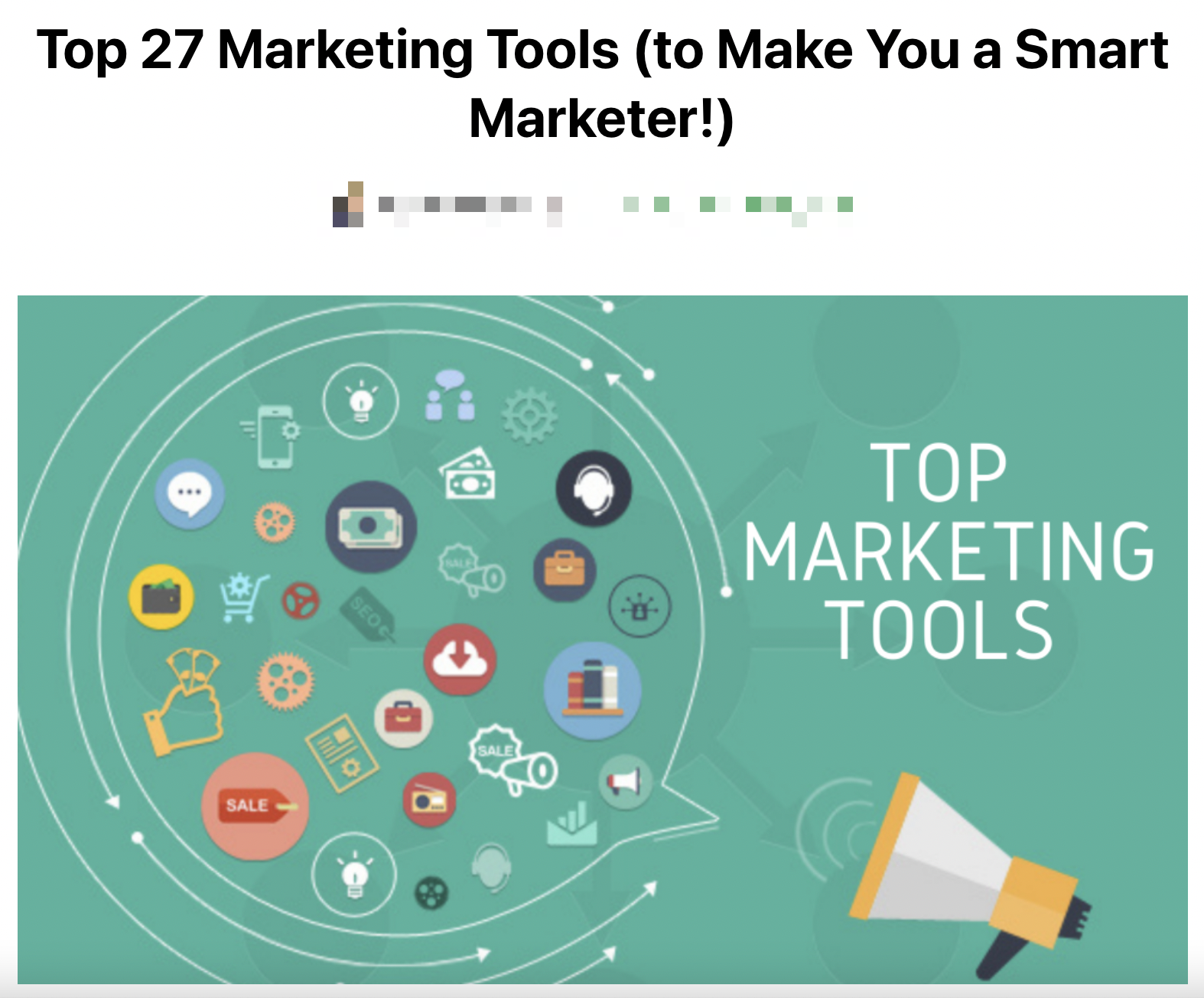Various marketing tools for better performance
