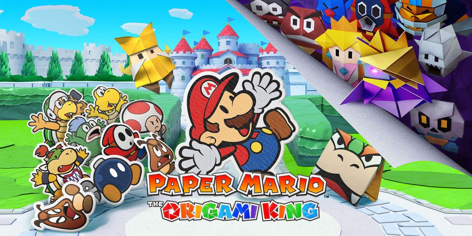 Top 12 juegos más largos de Nintendo en Nintendo Switch - Paper Mario The Origami King
