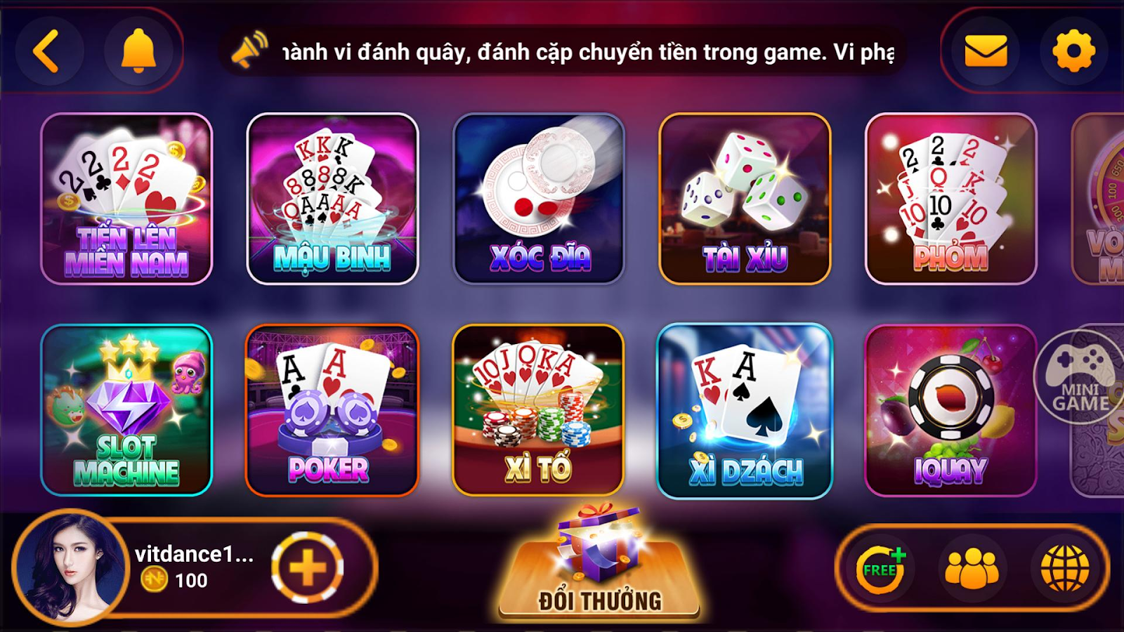 Game chơi bài tiến lên miền nam chuẩn nhất đổi thưởng phổ biến nhất