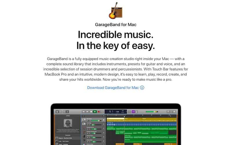 GarageBand. (Best for Mac)