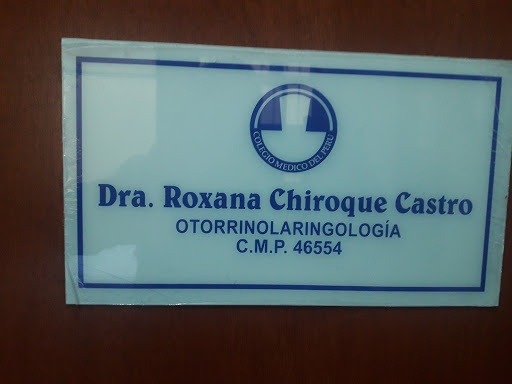 Dra. Roxana Chiroque Castro
