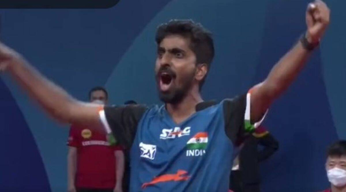 How Sathiyan changed his game to beat World No. 9 Dang Qiu at TT Worlds: The trajectory of the situation was undoubtedly downward.