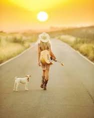 country girl walking on road .jpg