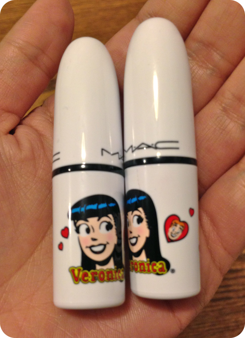 Archie's Girls bullet lipstick with Veronica's face