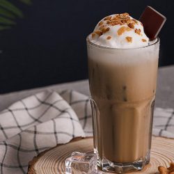 cách làm cappuccino dừa đá xay