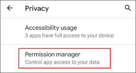 select permission manager